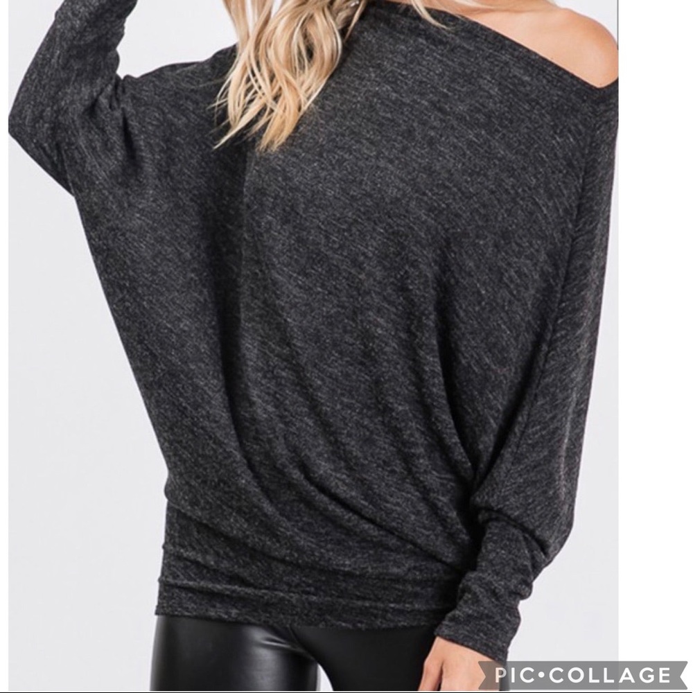 Off the shoulder sweater